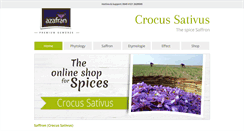 Desktop Screenshot of crocus-sativus.com