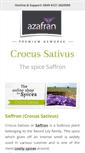 Mobile Screenshot of crocus-sativus.com